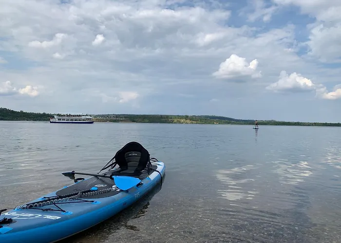 Wohnpark Am Geiseltalsee Fuer Bis Zu 12 Gaeste 假日公园 Mucheln